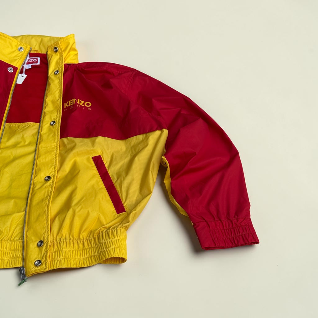 Veste coupe-vent Kenzo Paris – Rouge et jaune – M – Mixte — photo complémentaire 5