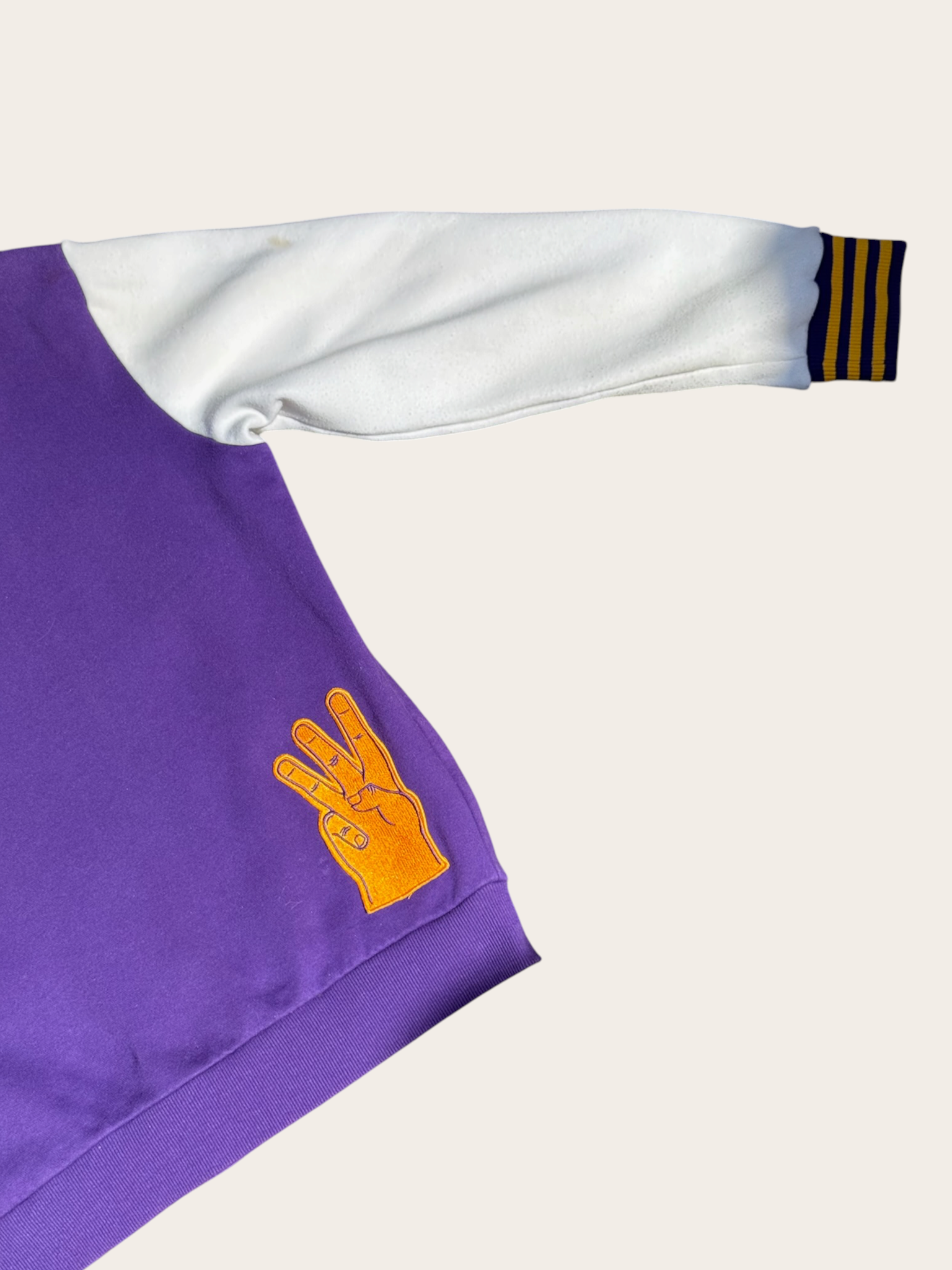 Adidas Originals Letterman Jacket Violet Blanc XL Homme