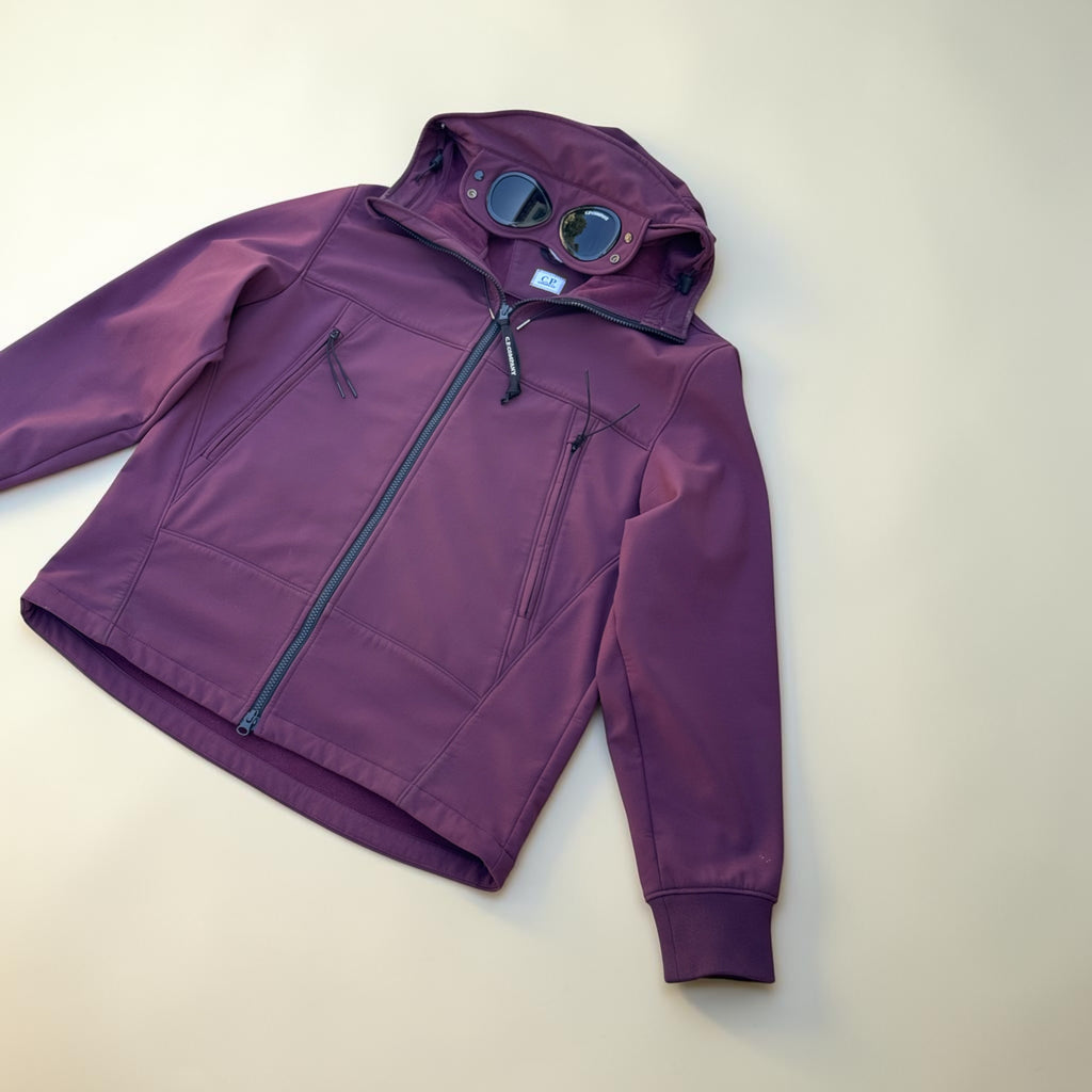 Veste C.P. Company Soft Shell Goggle Jacket – Prune – M – Mixte — vue principale