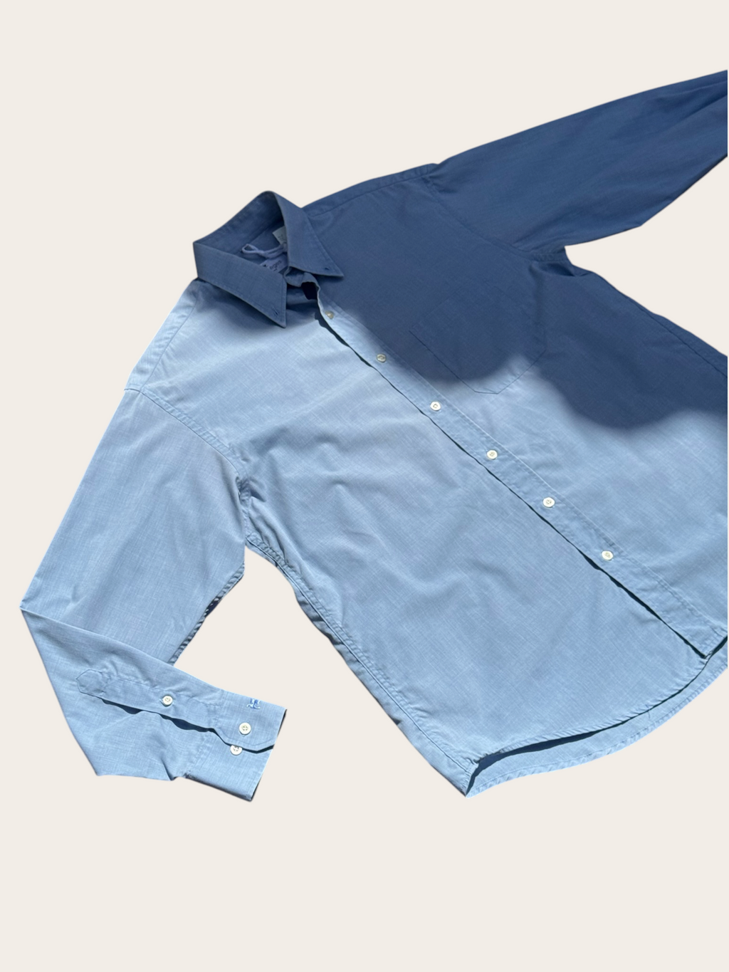 Courrèges shirt sky blue size 40 men's