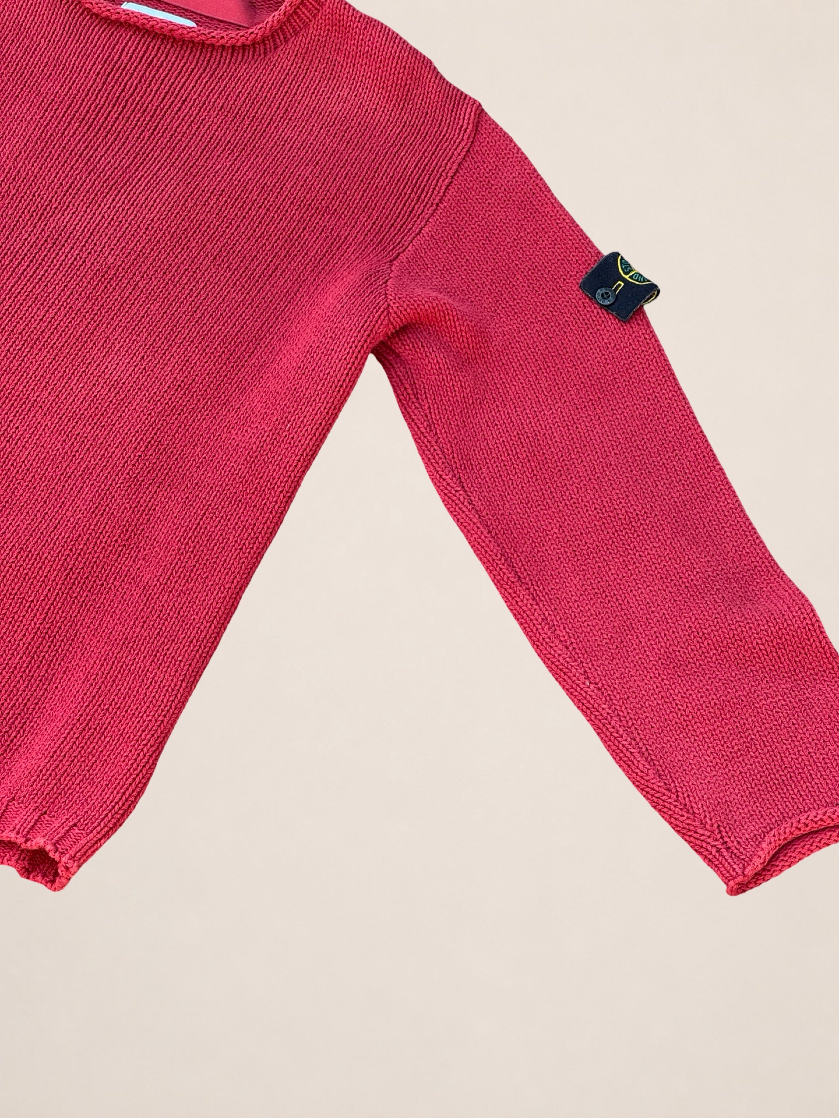 Pull Stone Island – Bordeaux – L – Mixte – Vintage — photo complémentaire 2