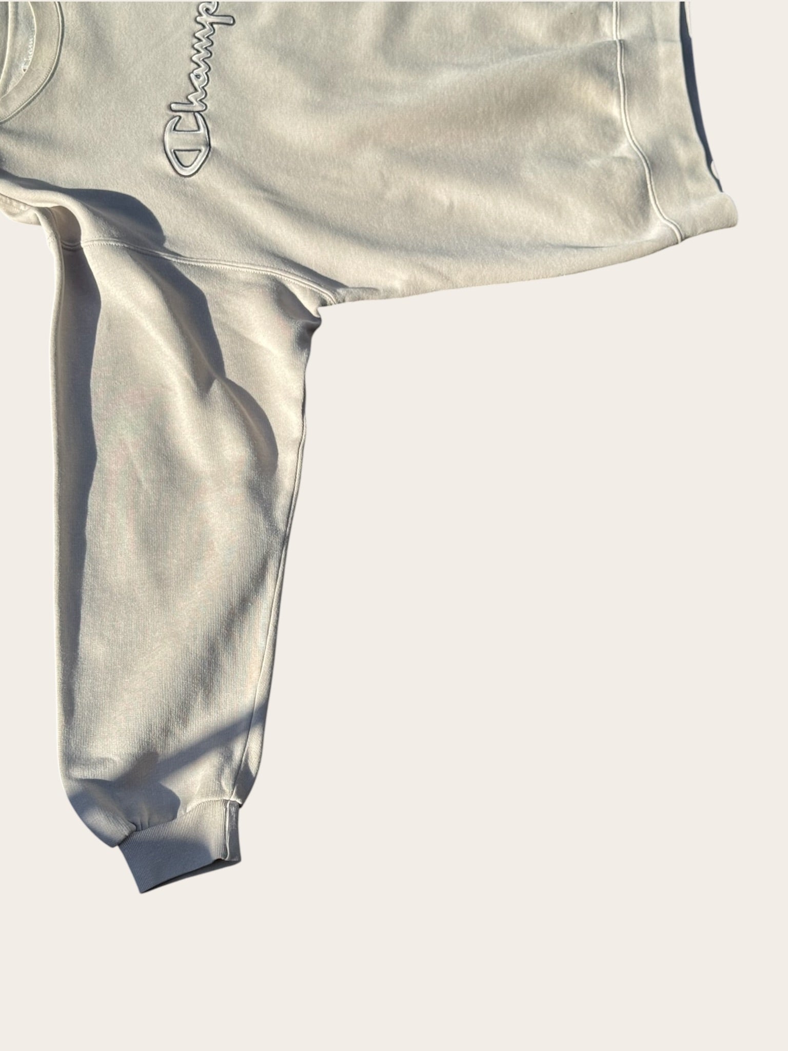 Champion Reverse Weave Sweat Beige L Homme