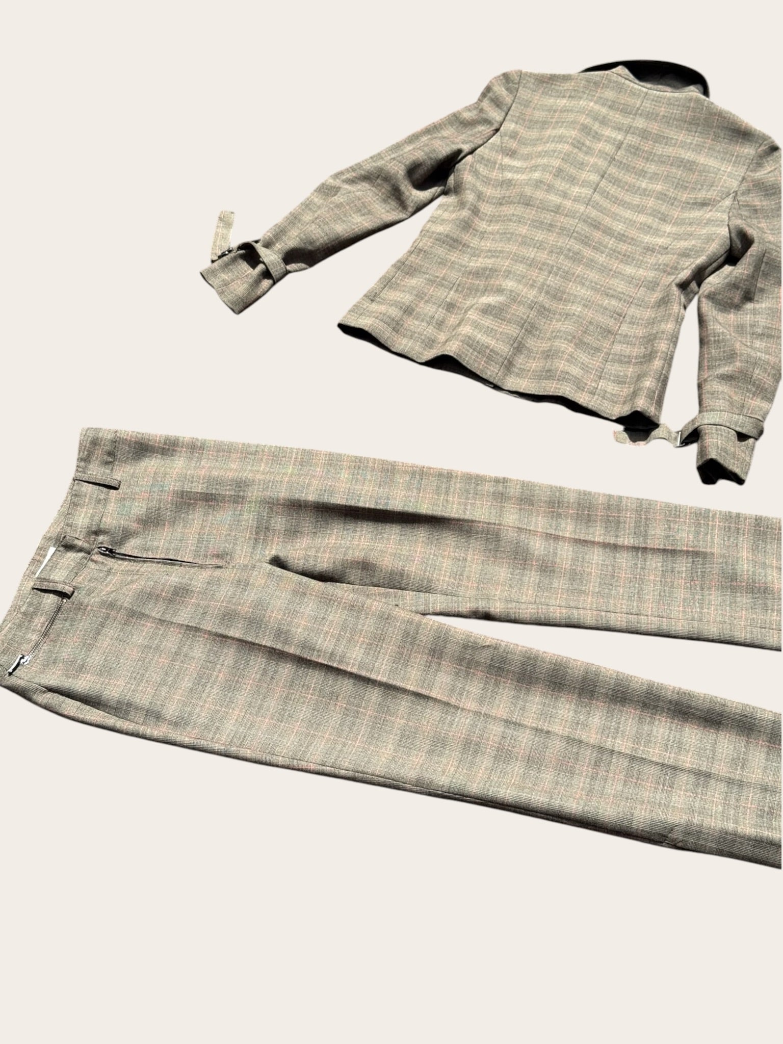 Ensemble Burton Carreaux Beige Femme Taille 38
