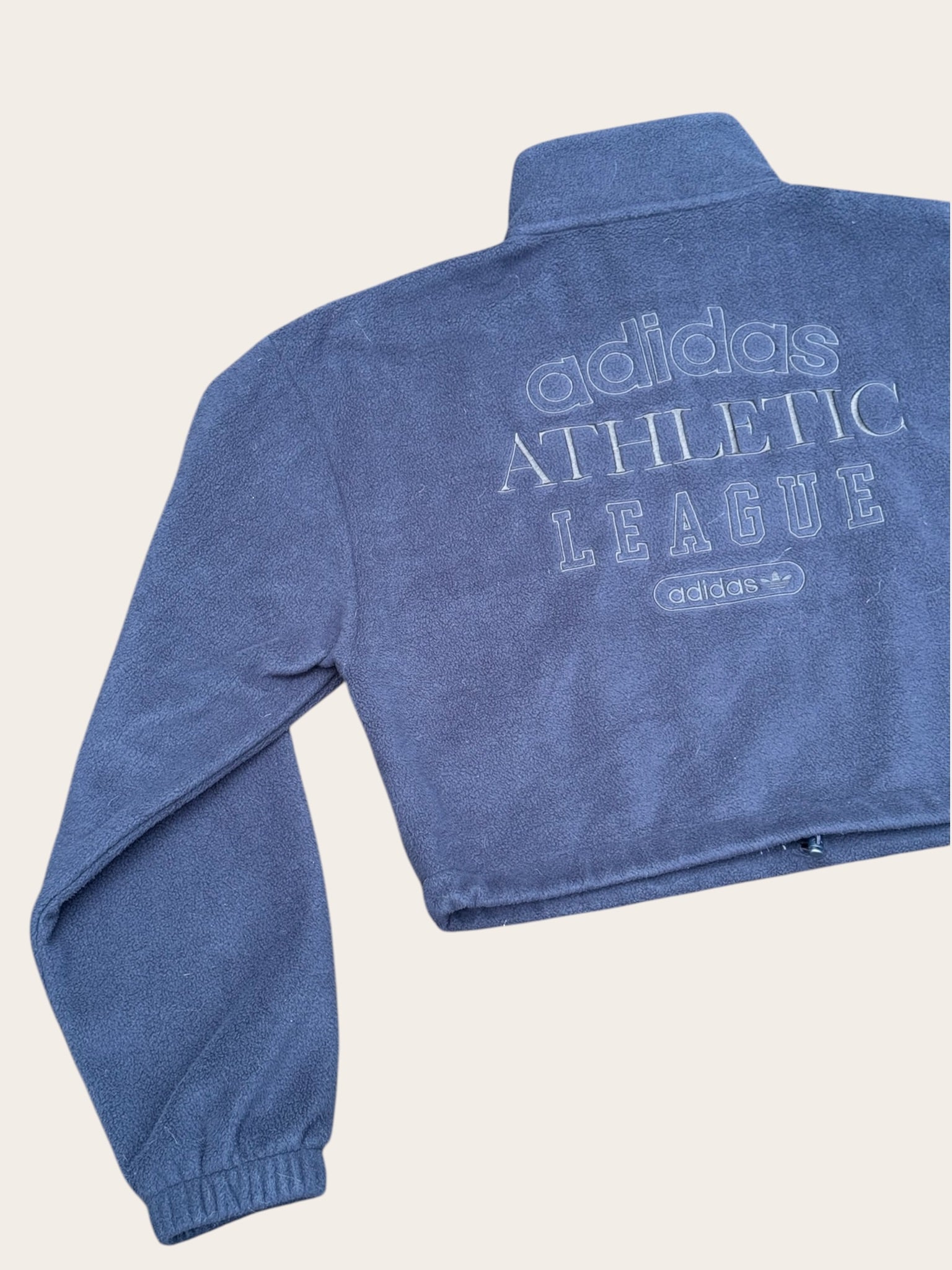 POLAIRE ADIDAS ATHLETIC LEAGUE VINTAGE Y2K BLEU MARINE S FEMME