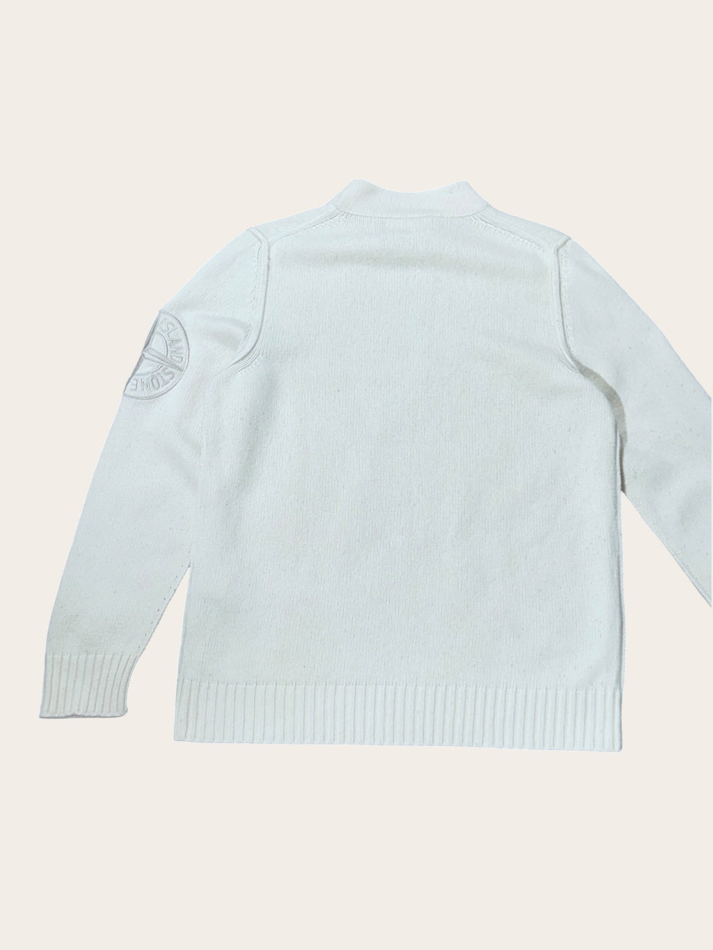 Pull Stone Island – Crème – M – Mixte — photo complémentaire 4