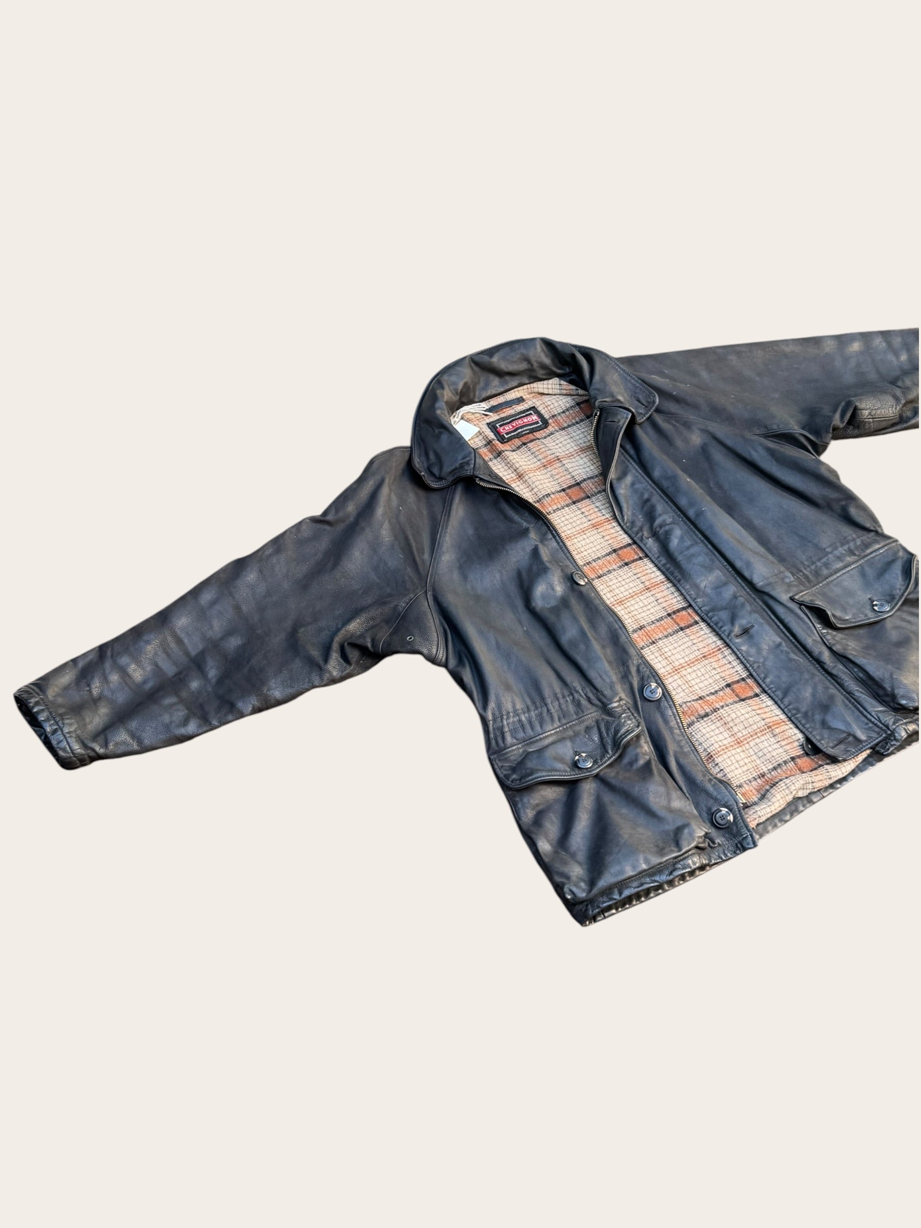 Veste Chevignon en cuir – Noire – L – Homme — vue principale