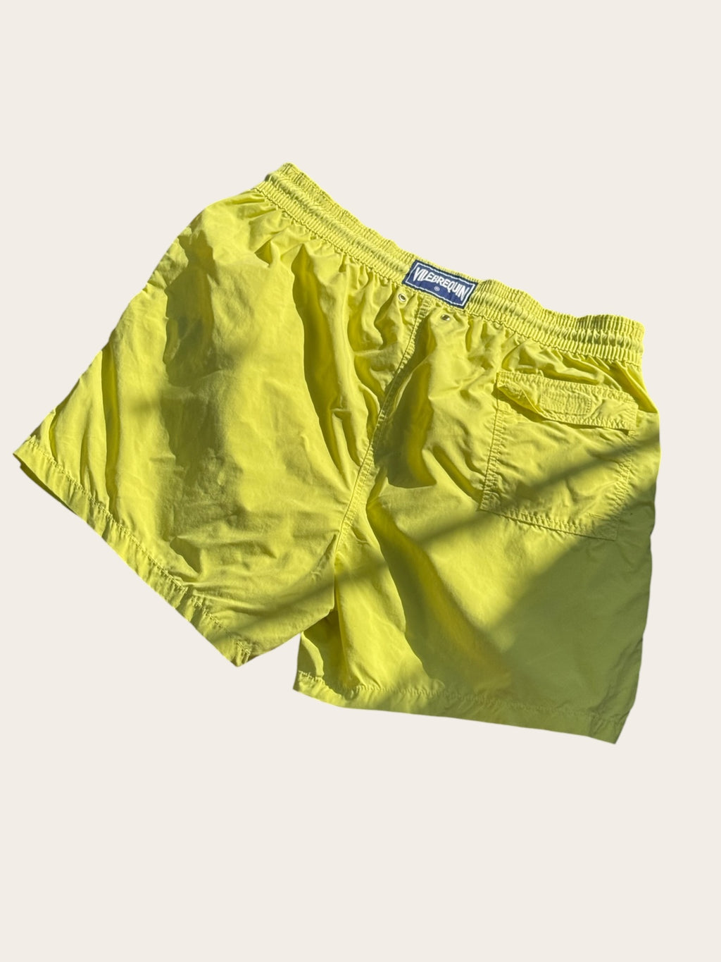 Short de bain Vilebrequin – Jaune fluo – XXL – Homme — photo complémentaire 3