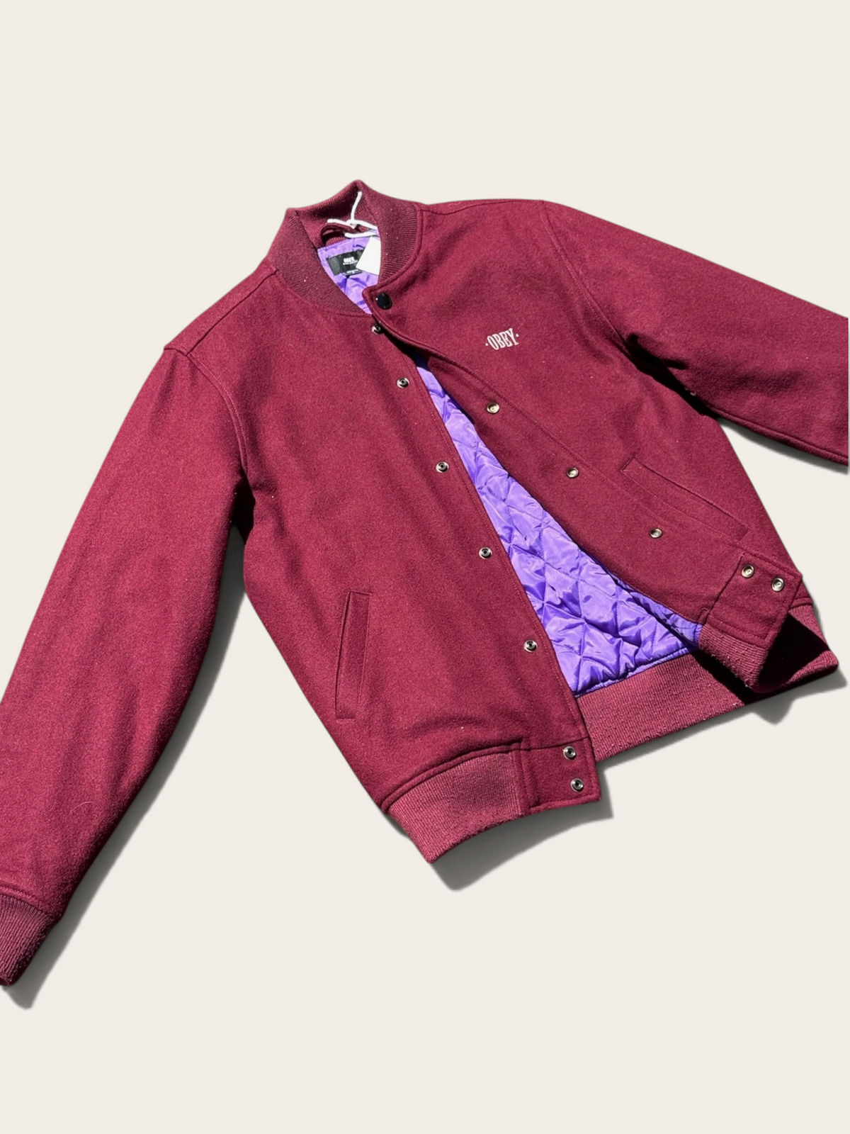 Veste varsity – Obey – S – Homme