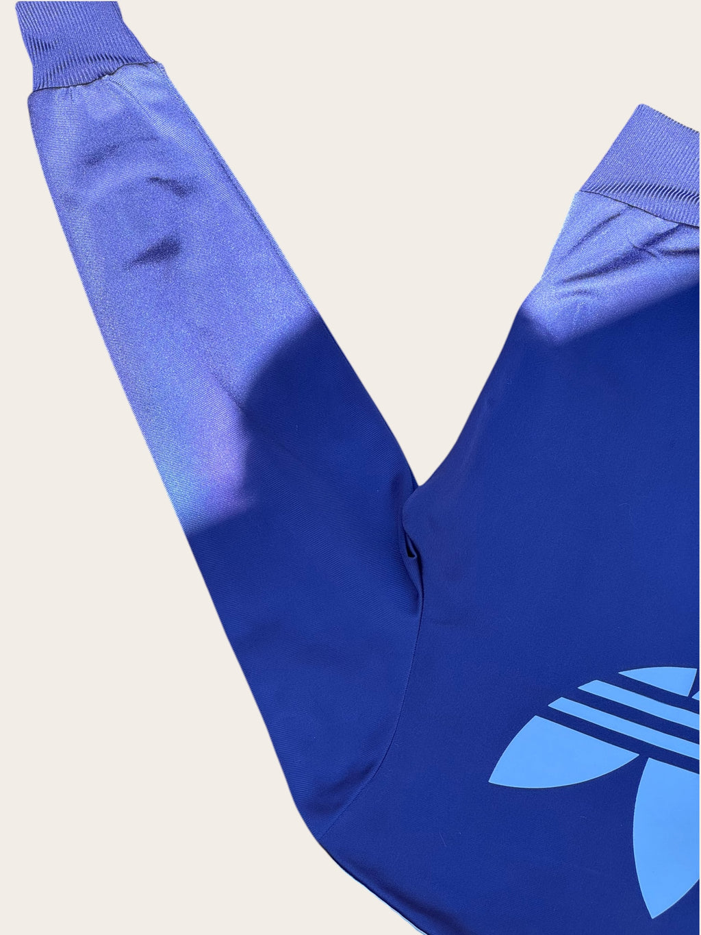 Veste de survêtement Adidas – Violette et bleu ciel – T.38 – Femme — photo complémentaire 7