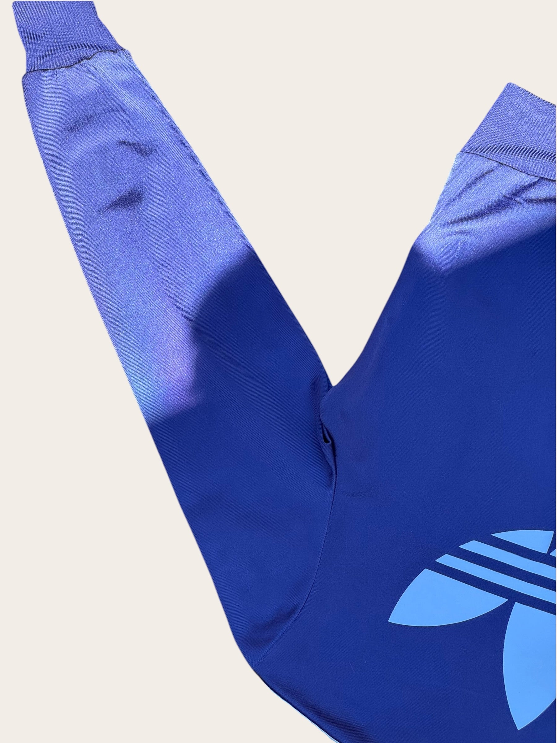 Veste de survêtement Adidas – Violette et bleu ciel – T.38 – Femme — photo complémentaire 7