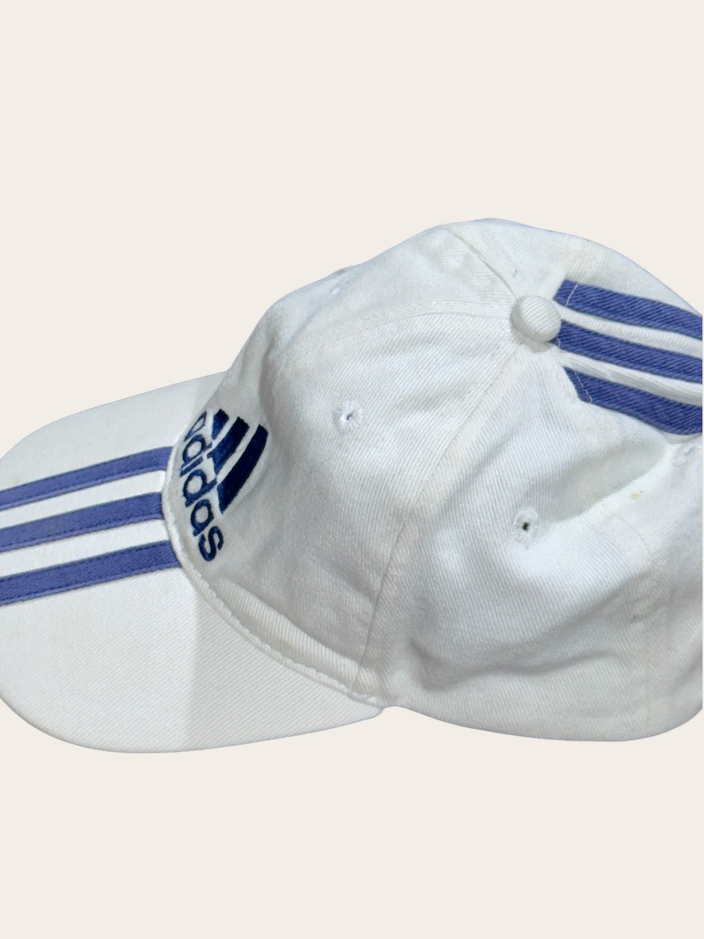 Casquette Adidas – Blanche et bleue – Taille unique – Mixte — photo complémentaire 2