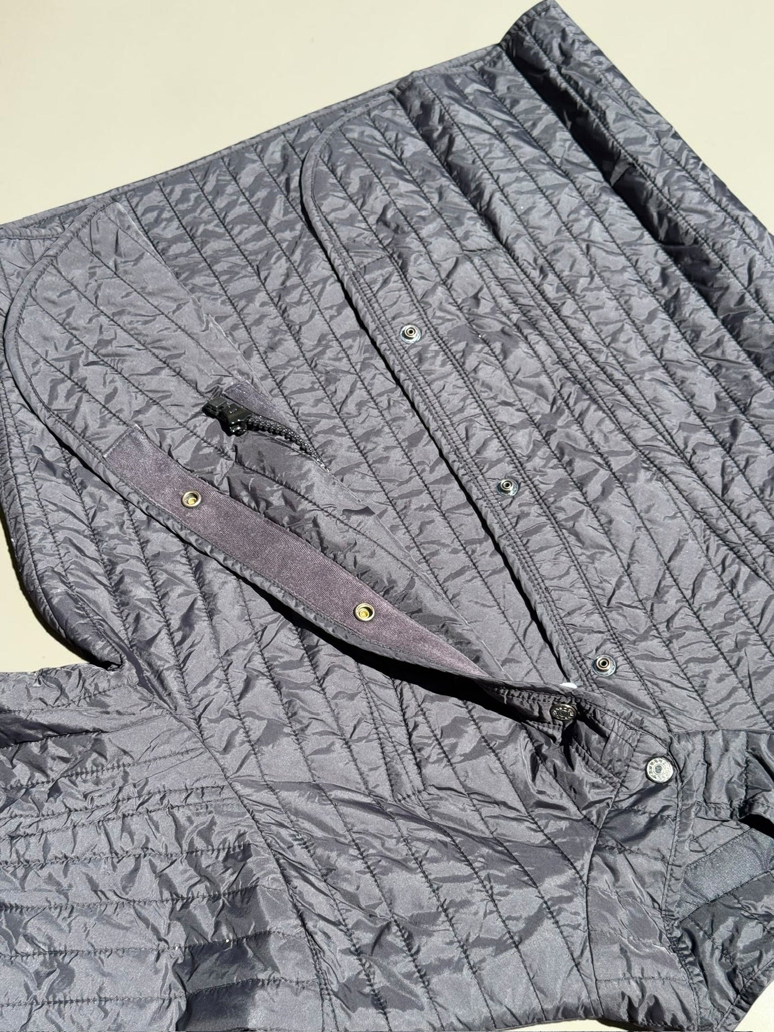 Veste Guess Matelassée Vintage Femme M Gris Y2K