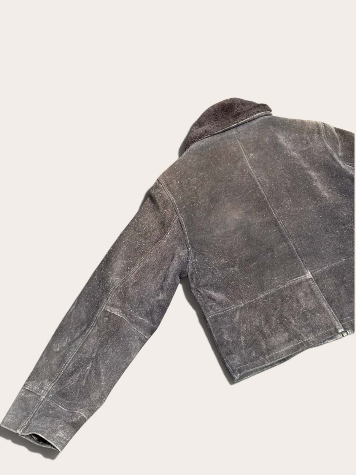 Blouson en cuir – René Derhy – M – Femme – Vintage