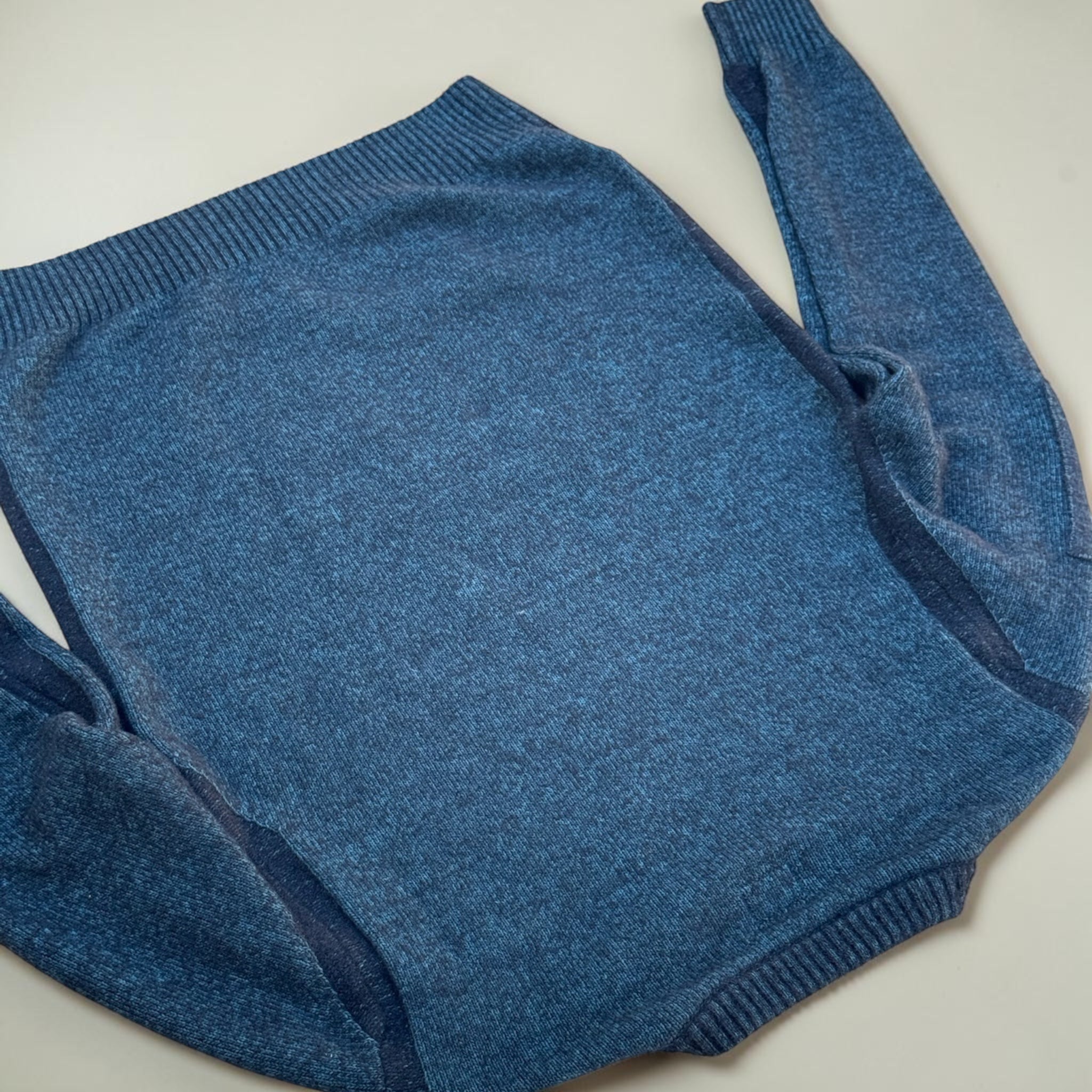 Pull C.P. Company Fleece Knit Bleu - L - homme