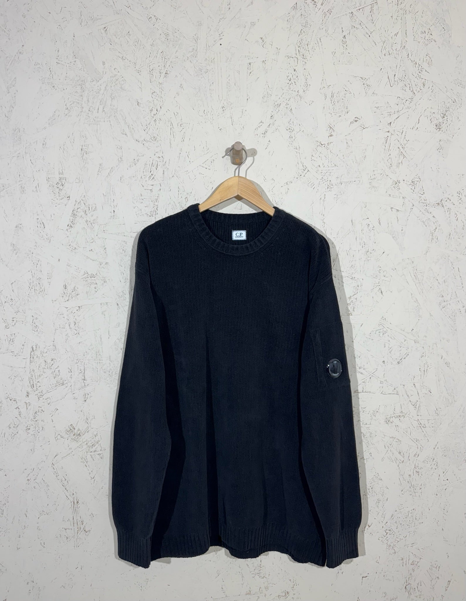 Pull C.P. Company Noir XL Mixte Lens