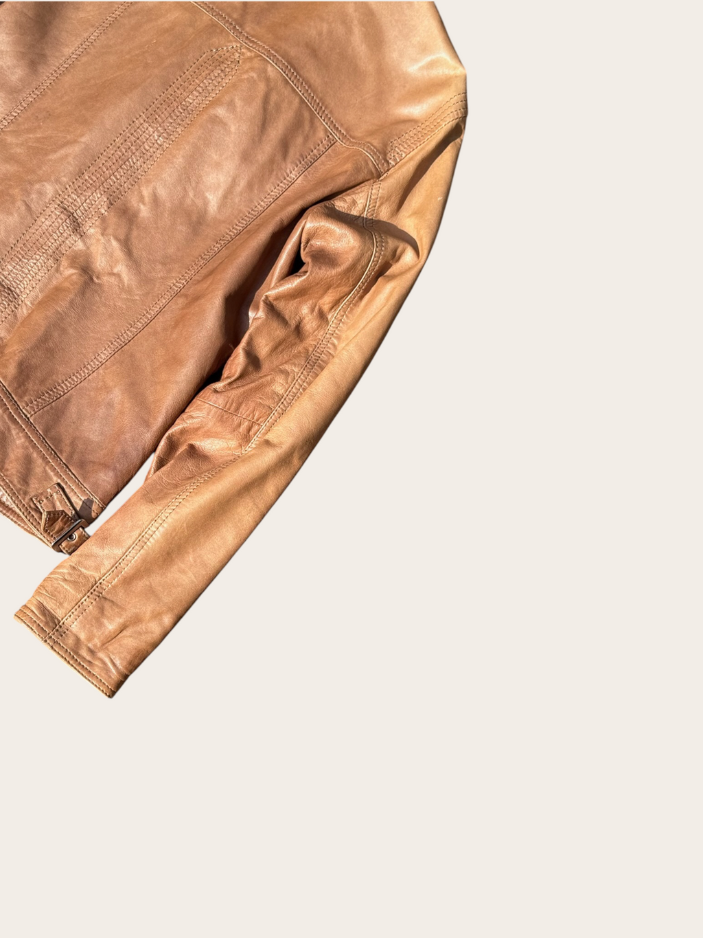 Veste en cuir Oakwood – Marron – M – Femme — photo complémentaire 5