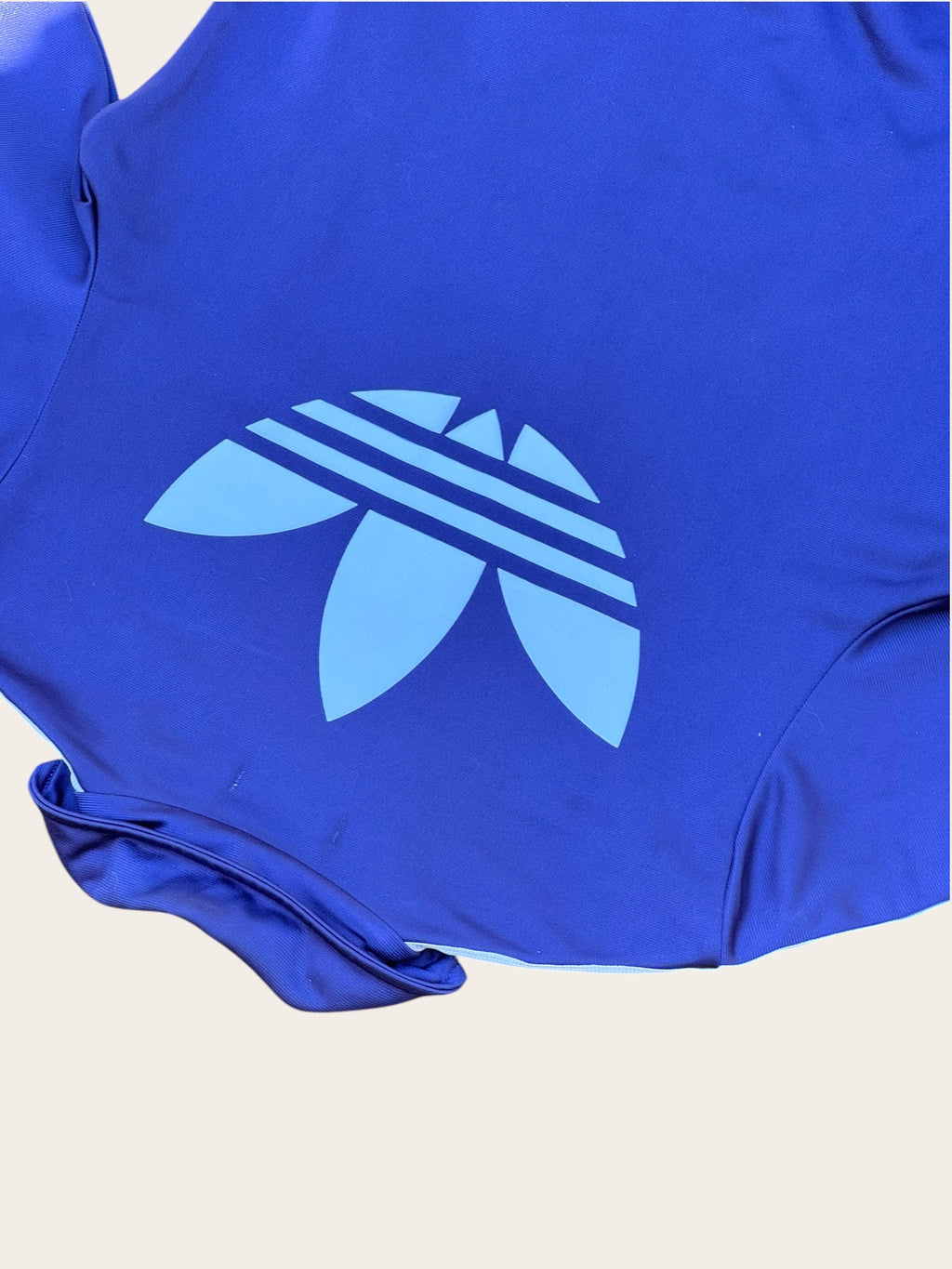 Veste de survêtement Adidas – Violette et bleu ciel – T.38 – Femme — photo complémentaire 6