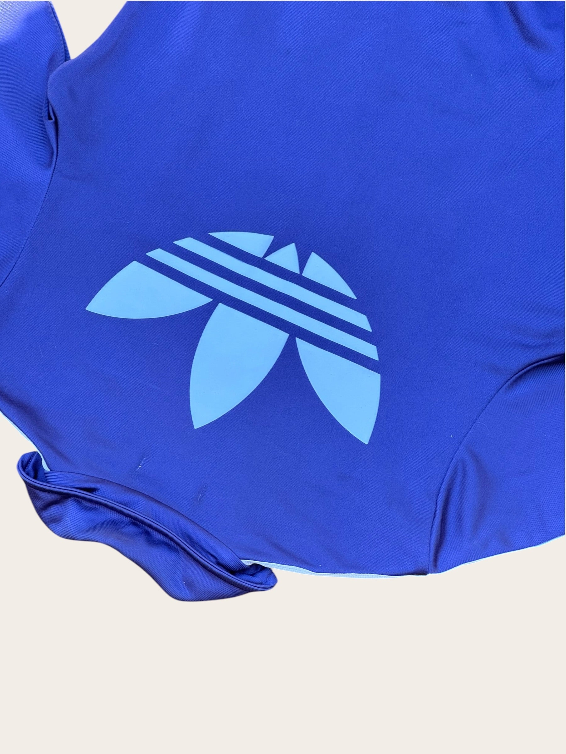 Veste de survêtement Adidas – Violette et bleu ciel – T.38 – Femme — photo complémentaire 6