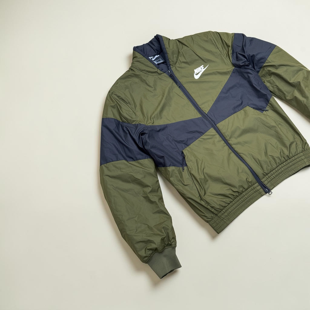 Veste coupe-vent Nike – Vert olive et noir – S – Mixte — vue principale