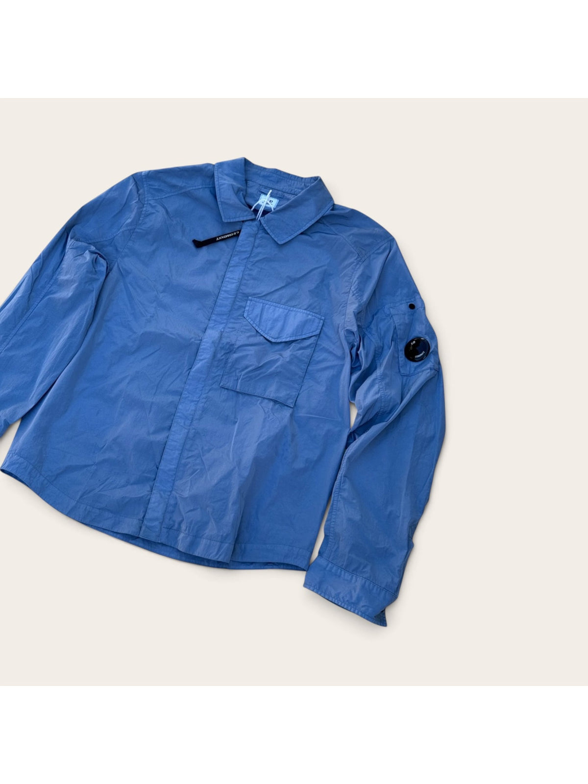 C.P. Company Chrome-R Overshirt – Light Blue – L – Men's