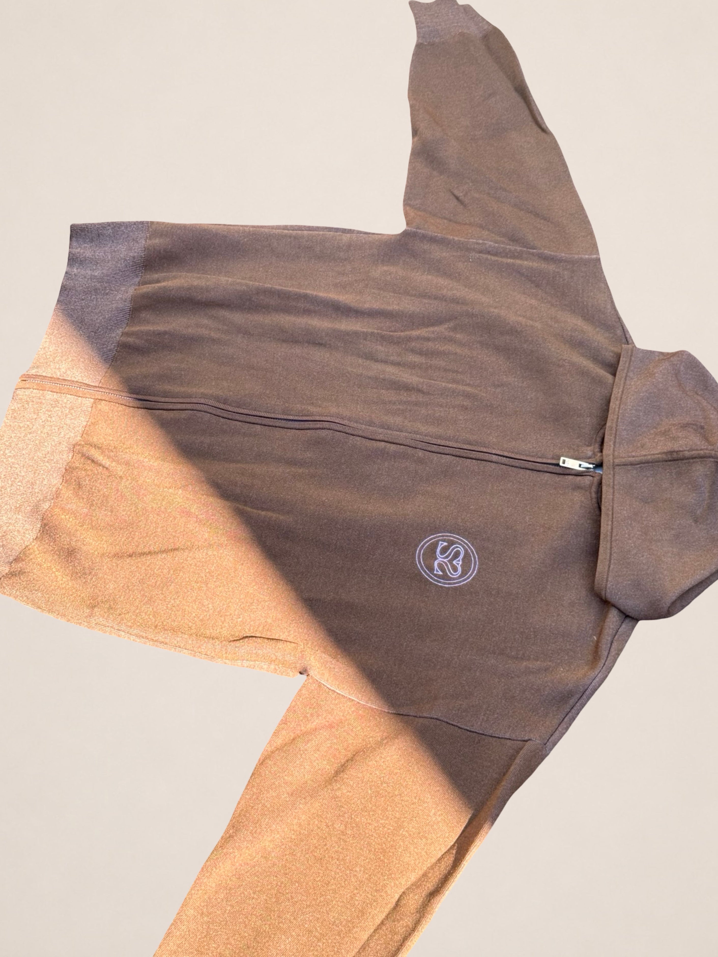 Veste zippée Sandro à capuche – Marron – Taille 3 – Mixte — photo complémentaire 3