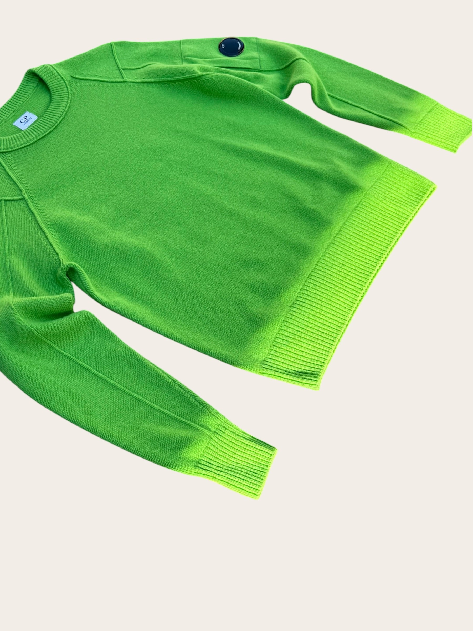 Pull C.P. Company – Vert pomme – T.46 – Mixte — photo complémentaire 2