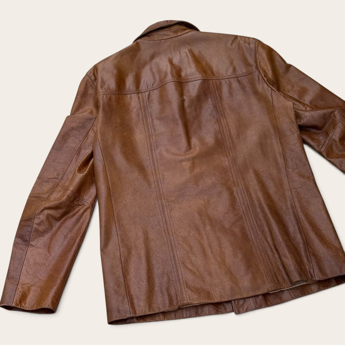 Veste en cuir – Oakwood – XL – Mixte – Vintage