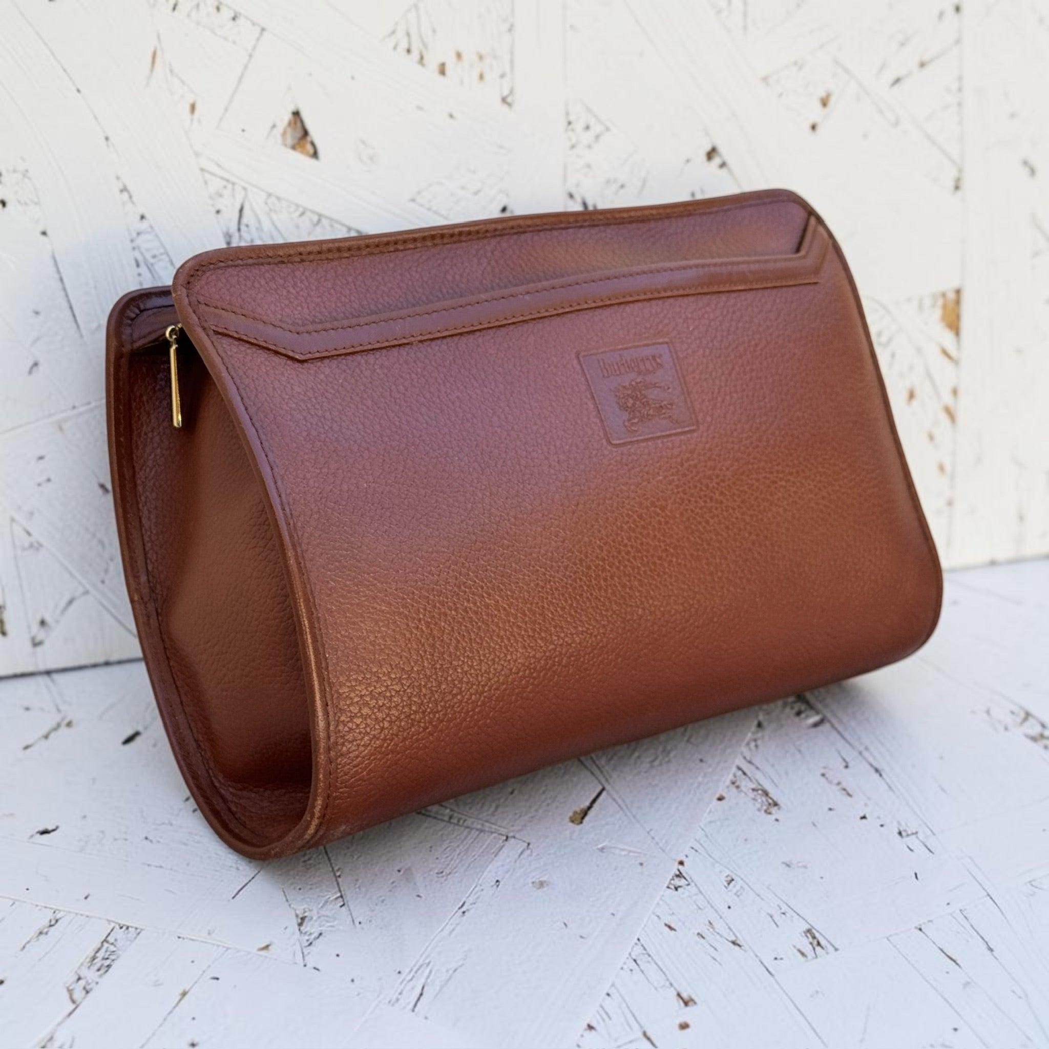 Pochette Burberrys Cuir Marron Vintage Mixte