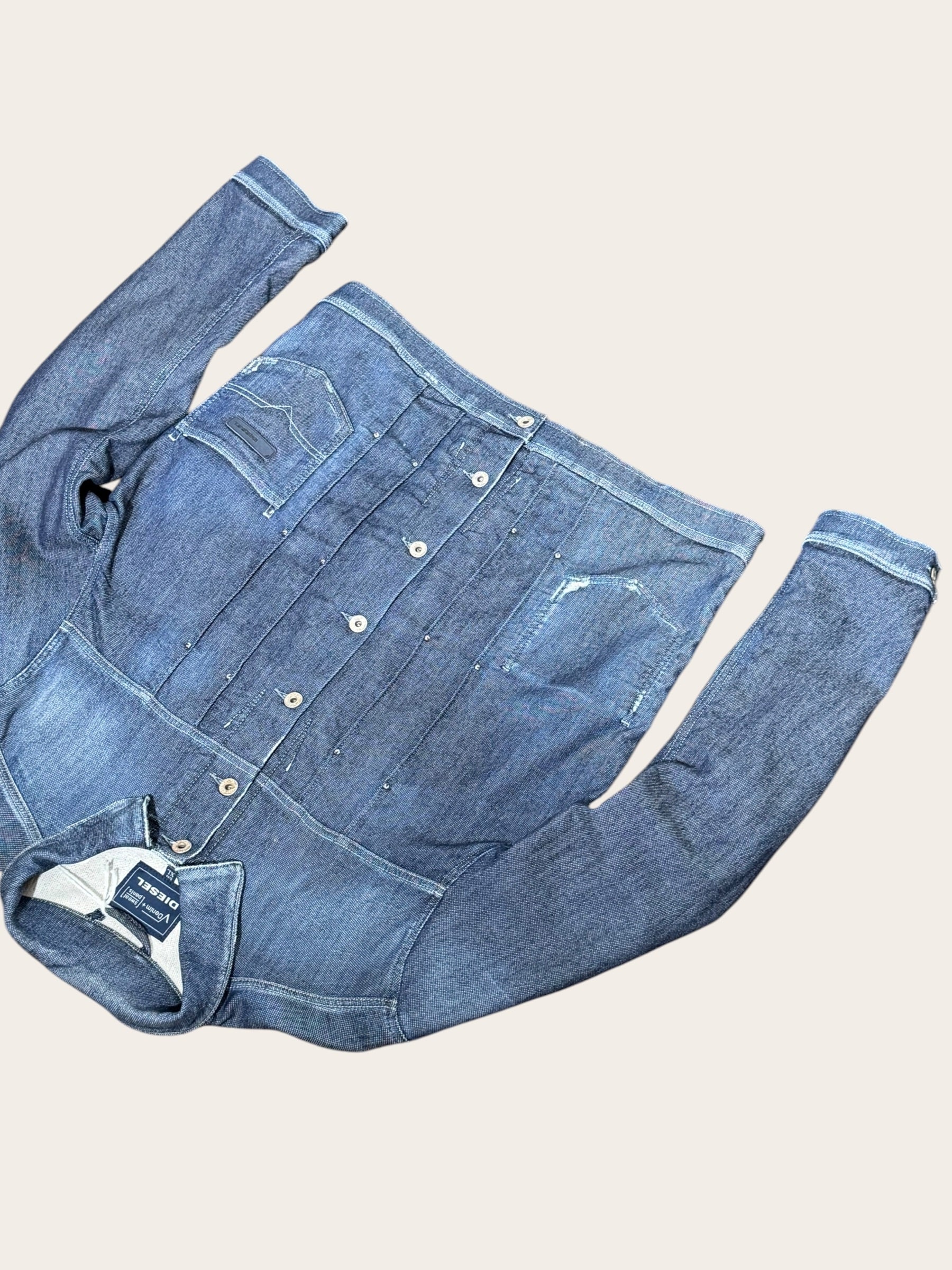 Veste Diesel en jean – Bleu brut – XL – Femme — photo complémentaire 3