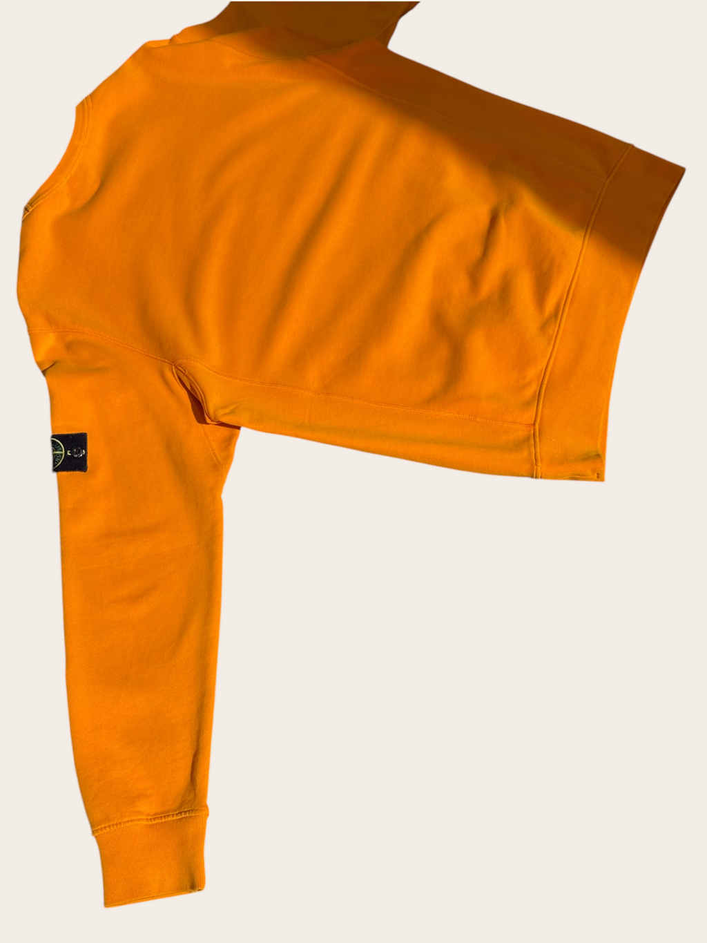 Sweat Stone Island col rond – Orange – XL – Mixte — photo complémentaire 4