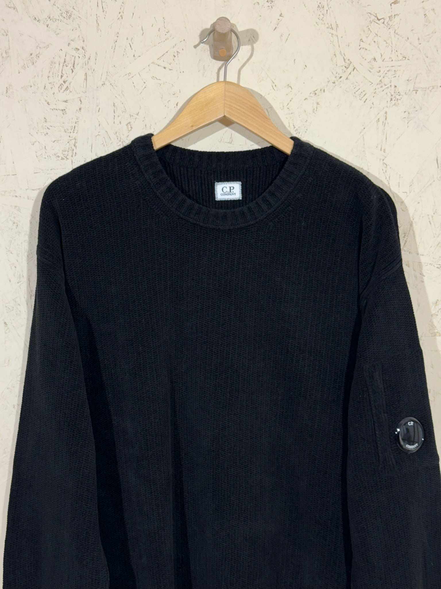 Pull C.P. Company Noir XL Mixte Lens