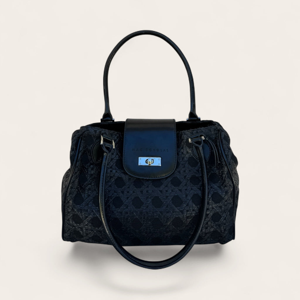 Sac Bowling Mac Douglas Jacquard – Noir – Taille unique – Femme — vue principale