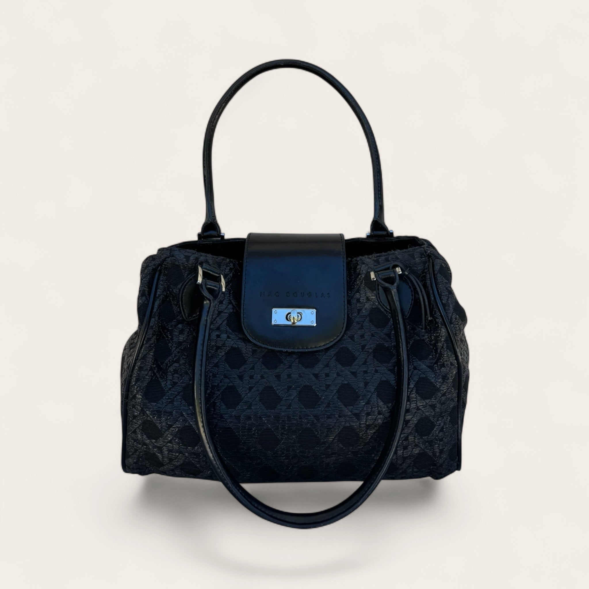 Sac Bowling Mac Douglas Jacquard – Noir – Taille unique – Femme — vue principale