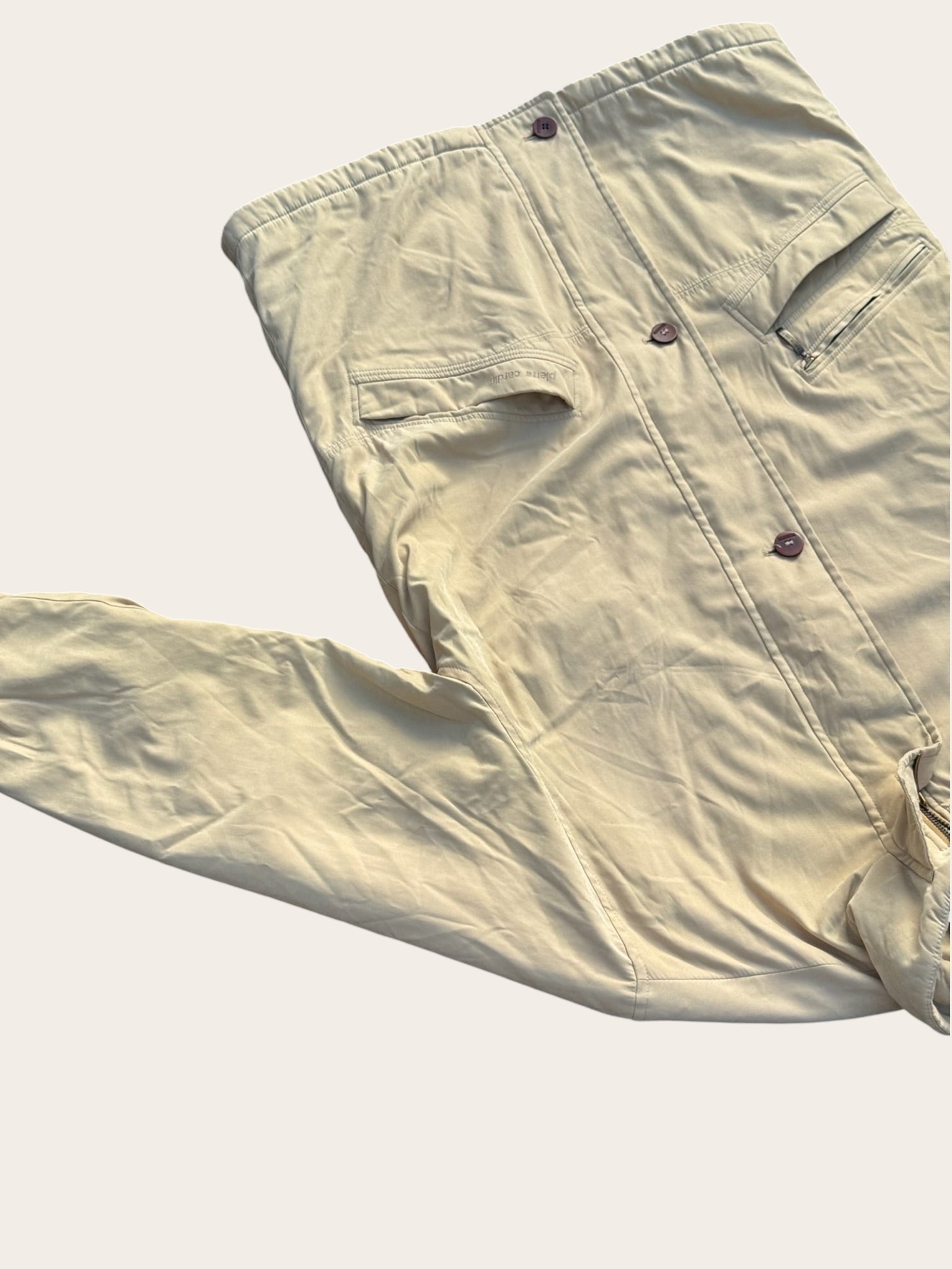 Pierre Cardin Parka Beige Vintage Taille 50 Homme