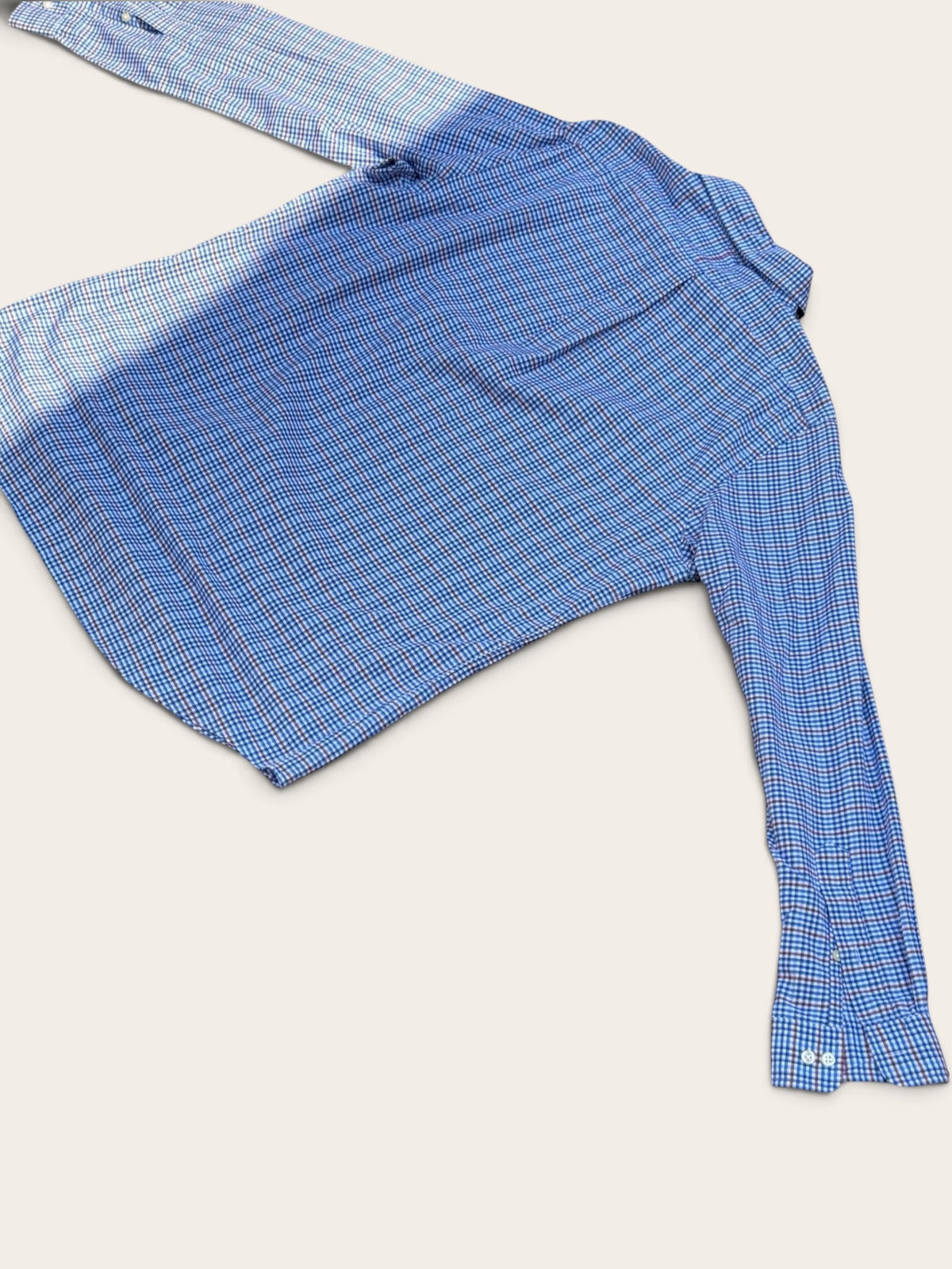 Ralph Lauren Check Shirt – Blue, White and Red – L – Unisex