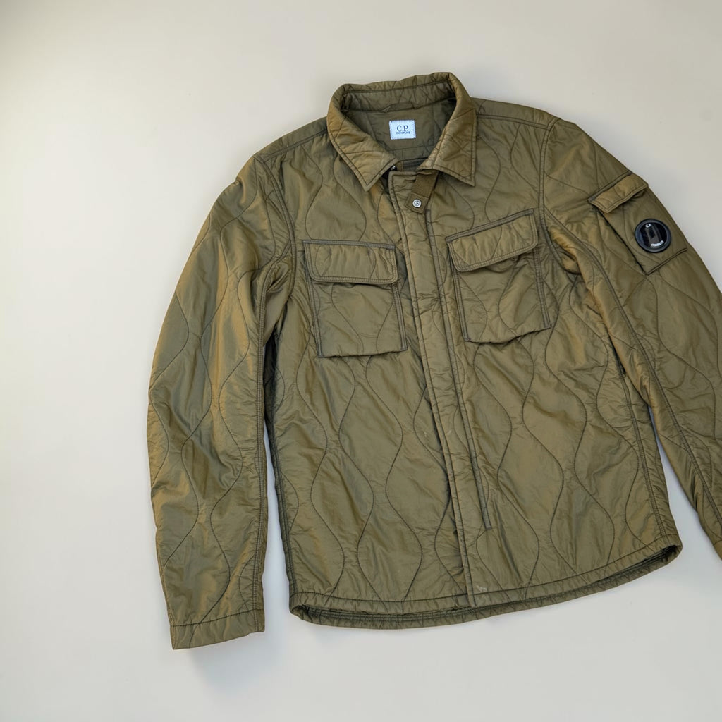 Veste matelassée C.P. Company en nylon – Kaki – M – Mixte — vue principale