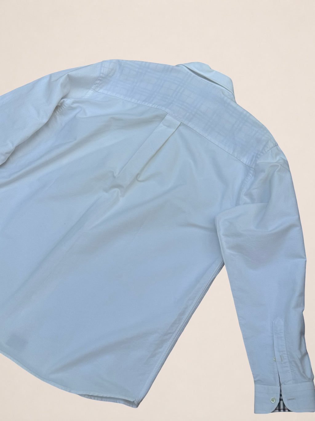 Burberry London Nova Check cotton shirt white size 42 men's – view 6