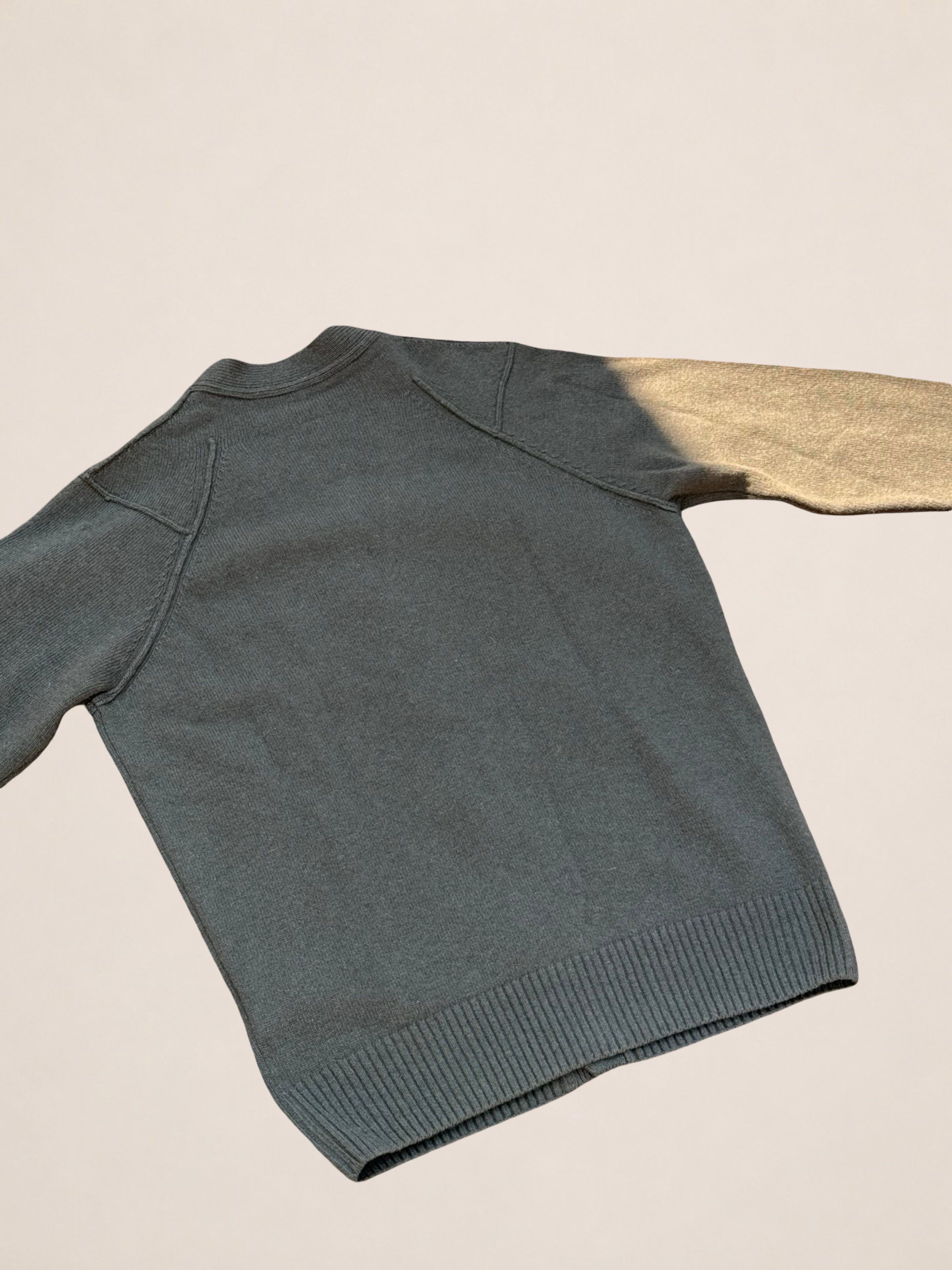 Cardigan C.P. Company en laine – Kaki – T.46 – Mixte — photo complémentaire 4