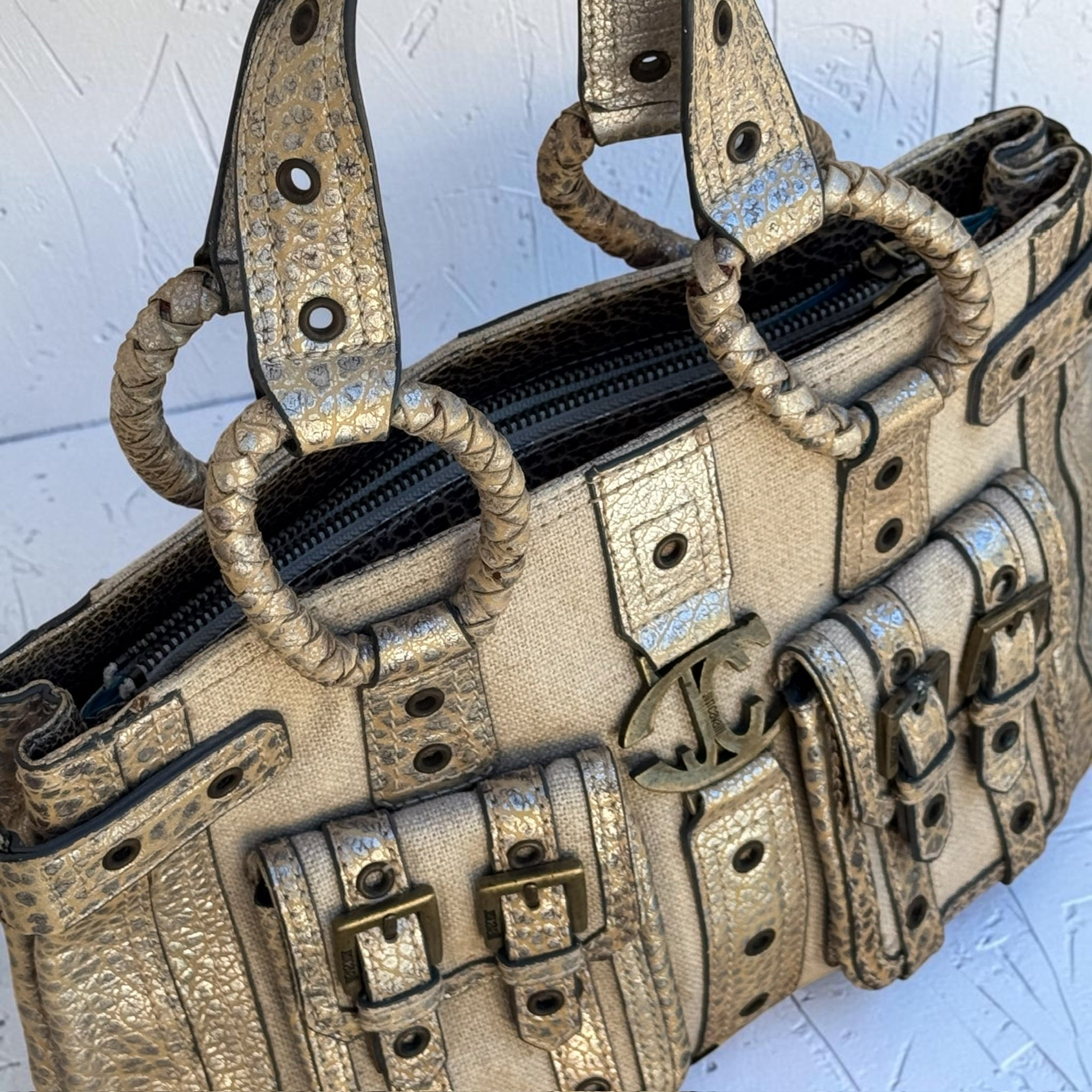 Sac Just Cavalli Multipoche Vintage Y2K Femme