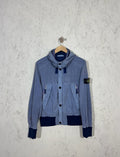 Veste Stone Island Bleu Capuche Vintage S Homme