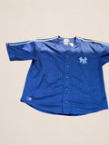 Maillot de baseball Adidas New York Yankees – Bleu – XL – Mixte – Vintage — vue principale