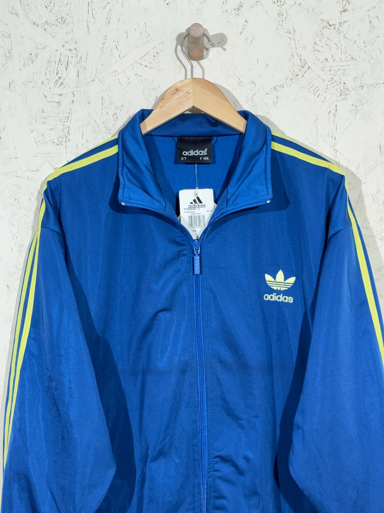 veste Adidas Firebird Track Bleu – L - vintage - mixte