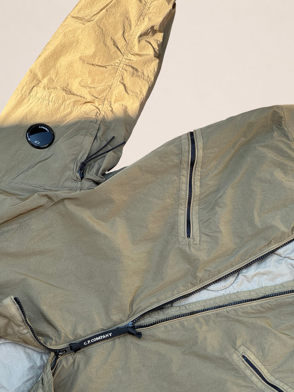 Veste C.P. Company Chrome-R – Vert olive – T.50 – Mixte — photo complémentaire 3