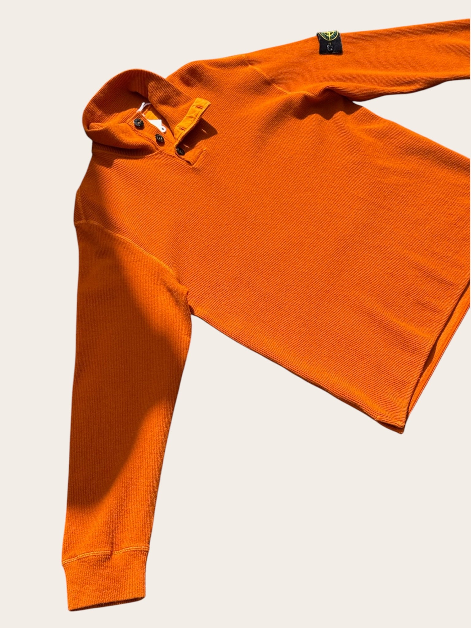 Pull Stone Island Vintage Orange Taille L Homme
