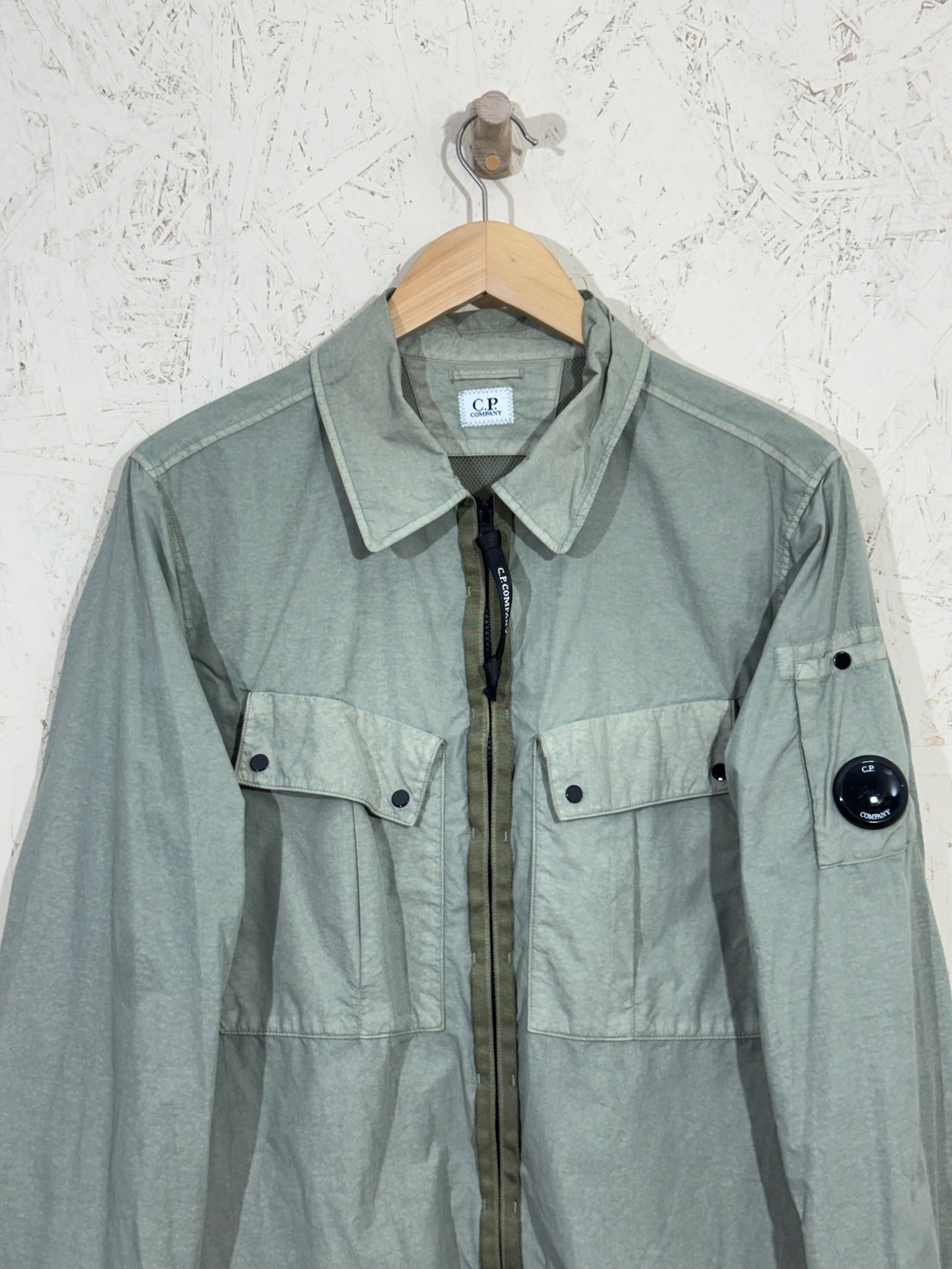 veste C.P. Company Overshirt Vert – S - mixte