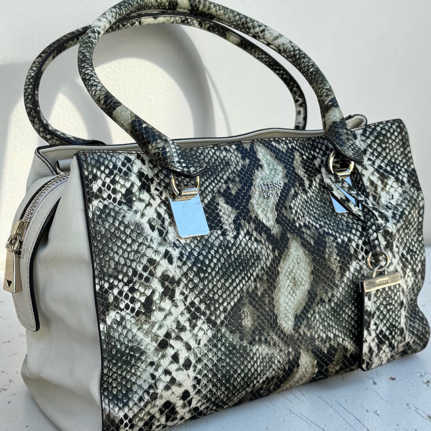 Sac Guess Python Bowling Femme