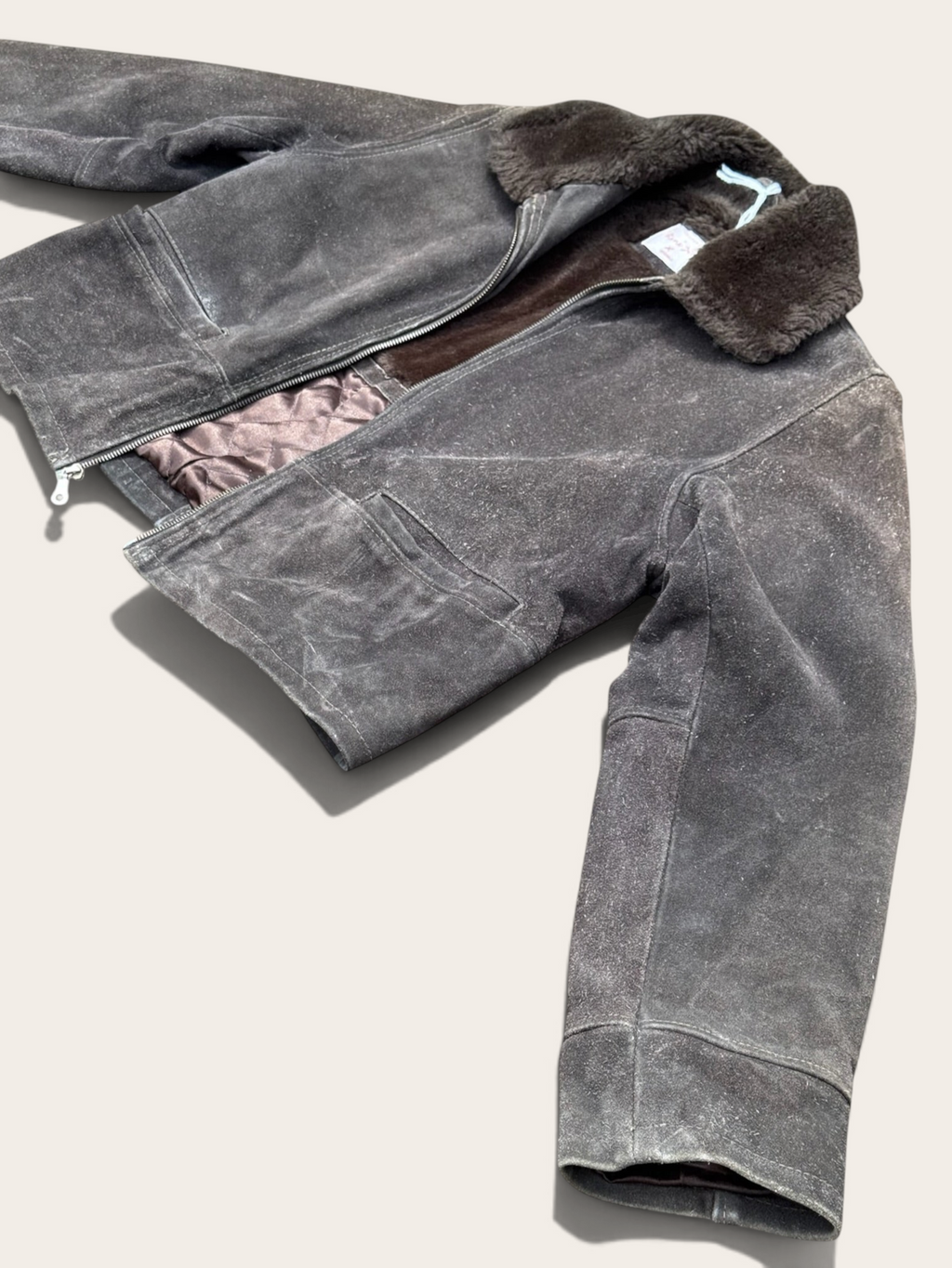 Blouson en cuir – René Derhy – M – Femme – Vintage