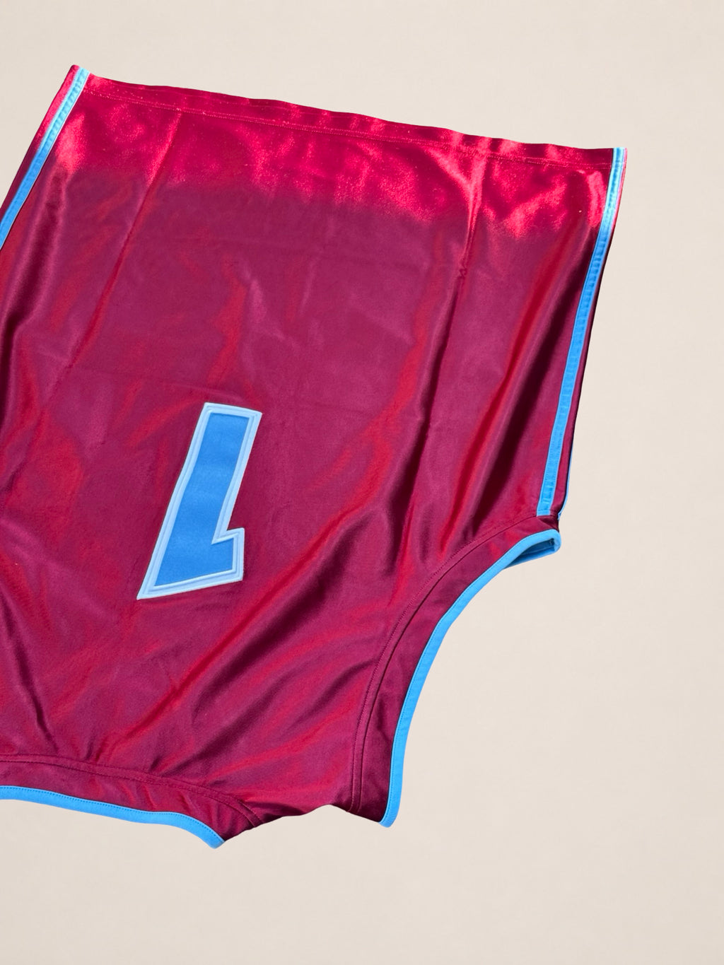 Débardeur Adidas Basketball N°1 – Bordeaux – L – Mixte – Vintage — photo complémentaire 6