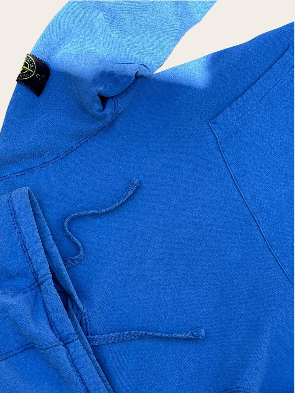 Sweat à capuche Stone Island – Bleu – M – Mixte — photo complémentaire 3