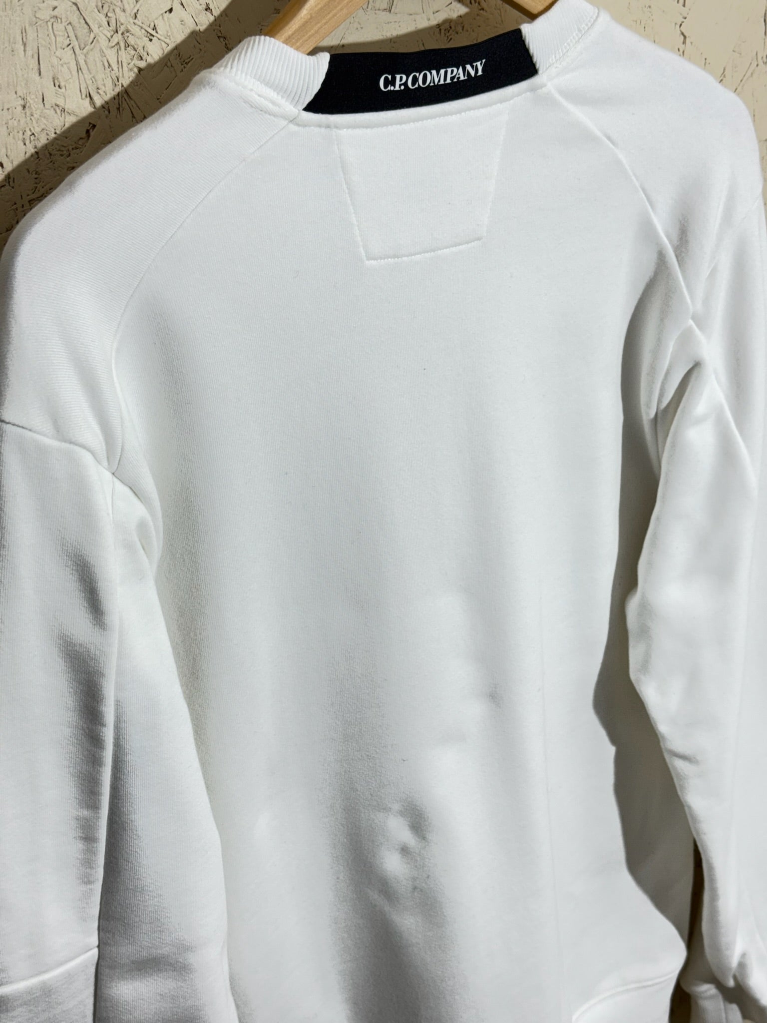 pull C.P. Company Blanc Sweatshirt Lens - M – mixte